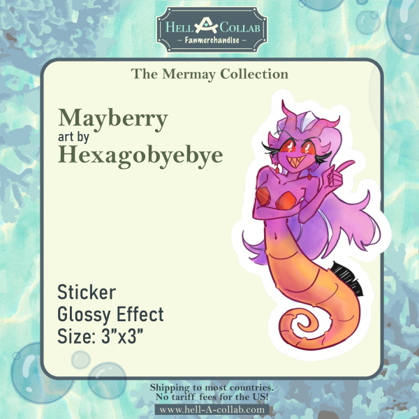 Mayberry Sticker || Mermay Hell-a-Collab