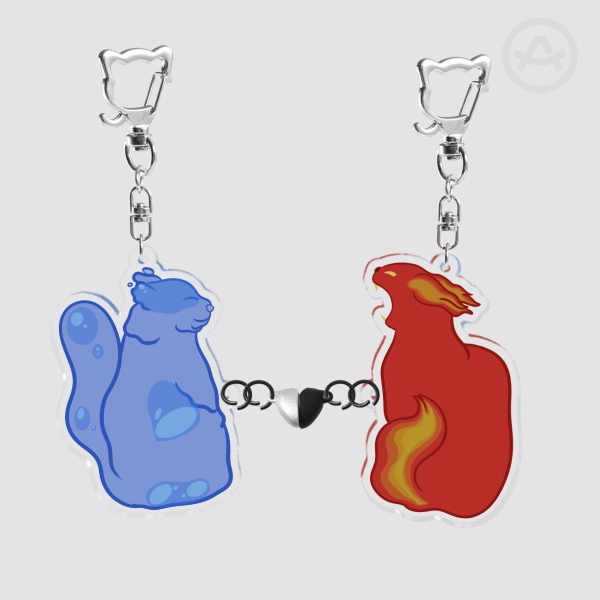 Acrylic Magnet Keychains