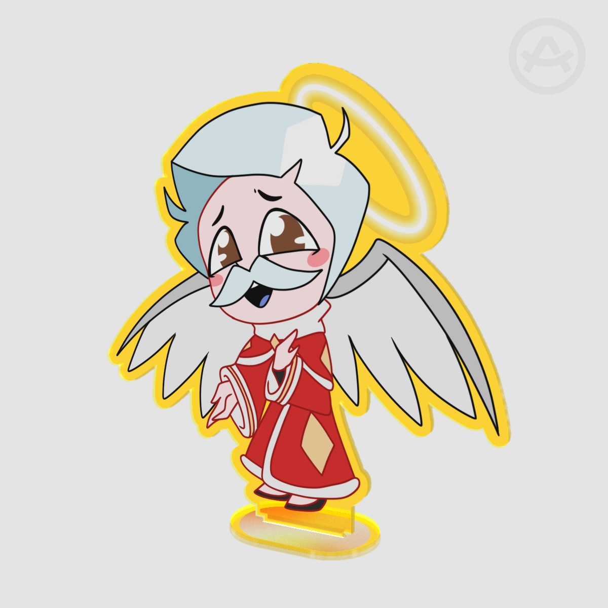 Chibi Saint Nicholas Colored Edge Acrylic Standee
