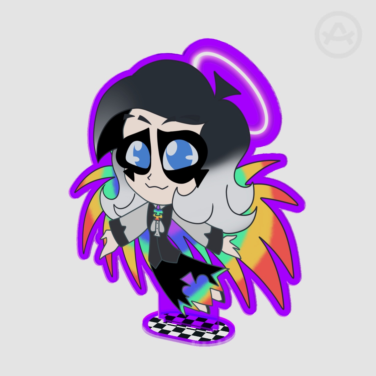 Chibi Saint Sylvester Colored Edge Acrylic Standee