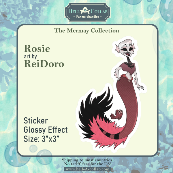 [HH] Rosie Sticker • Hellacollab Mermay Collection