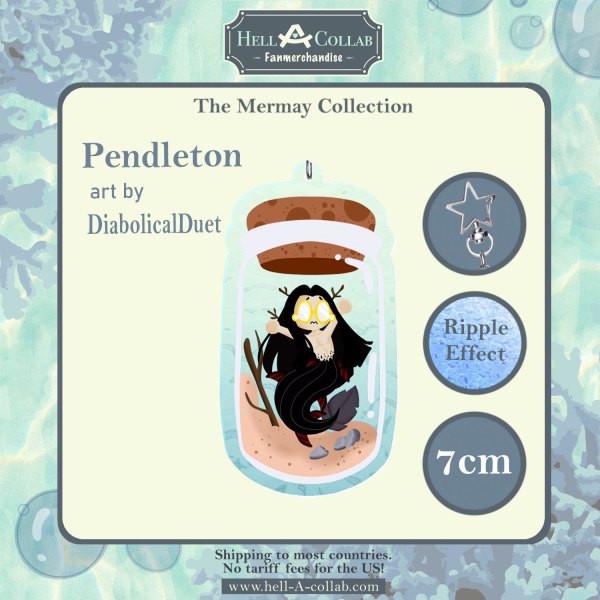 Pendleton Ripple Acrylic Keychains Hellacollab mermay collection
