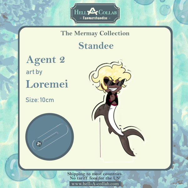 Agent 2 – Standee – Hellacollab Mermay Collection