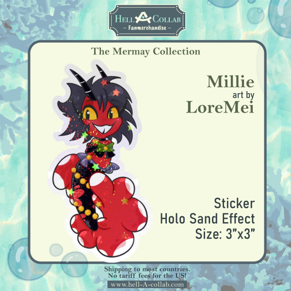 Millie – Sticker – Hellacollab Mermay Collection