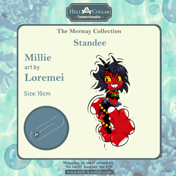 Millie – Standee – Hellacollab Mermay Collection