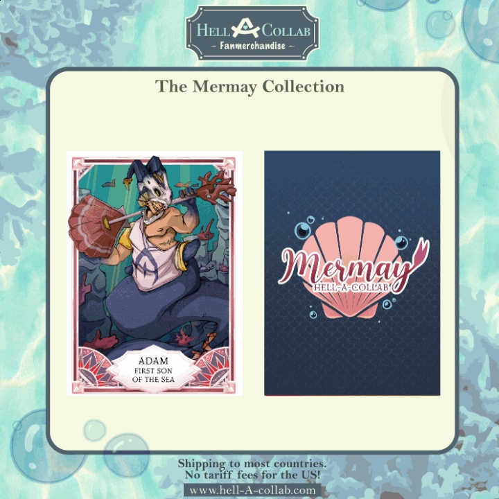 Adam - Holographic Photocard - Hellacollab Mermay Collection