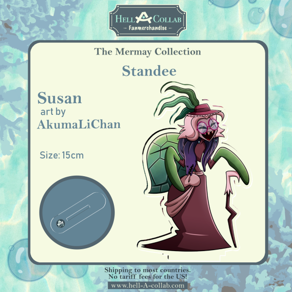 Susan - Standee - Hellacollab Mermay Collection