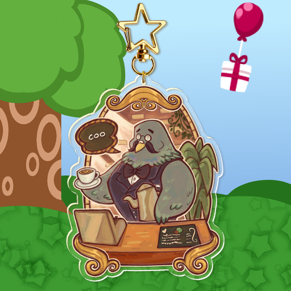 Brewster's Coffee (keychain) - FAN ART