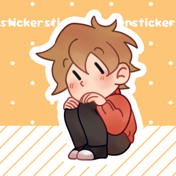Grian Sitting Sticker