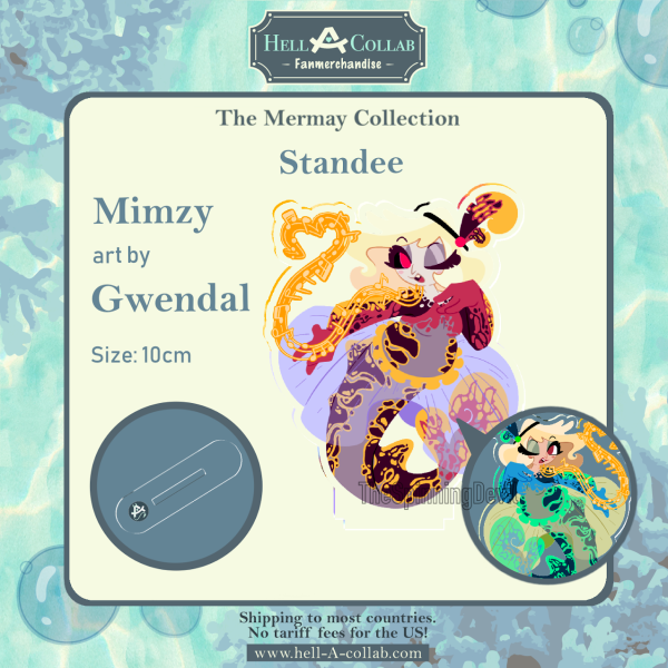 Mimzy - Standee - Hellacollab Mermay Collection