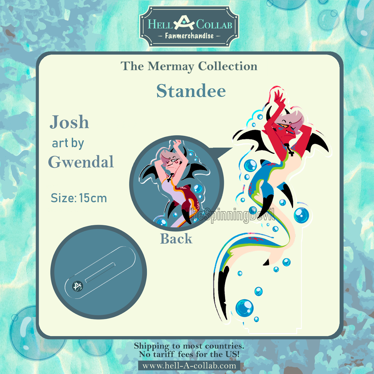 Josh - Standee - Hellacollab Mermay Collection