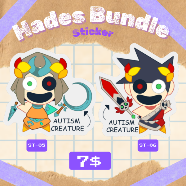 ST-04+05 "Hades Bundle" - Die Cut Stickers