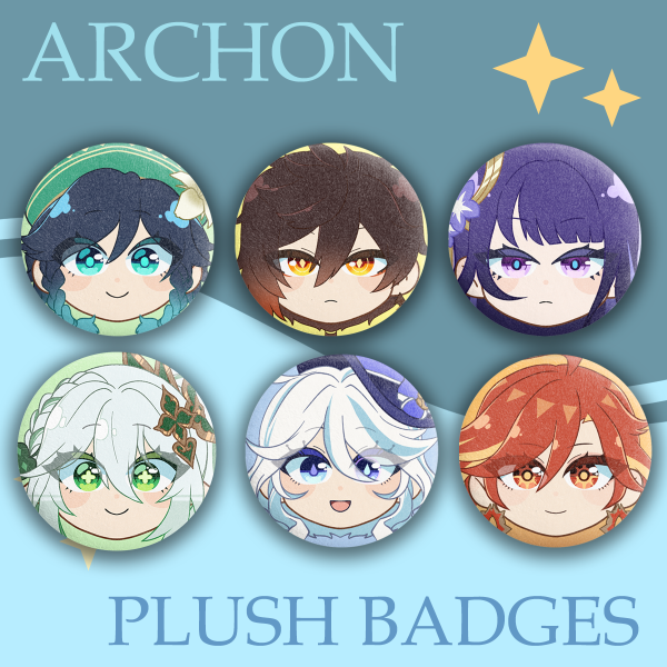 Archon Set【GI】| Plush Badges
