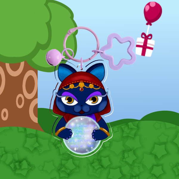 Katrina Animal Crossing Keychain