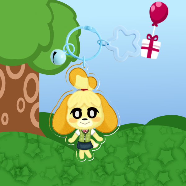 Isabelle Animal Crossing Keychain