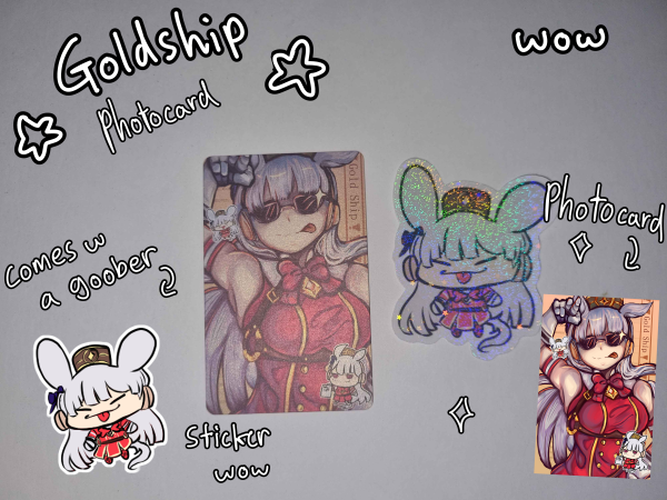 Goldship Photocard