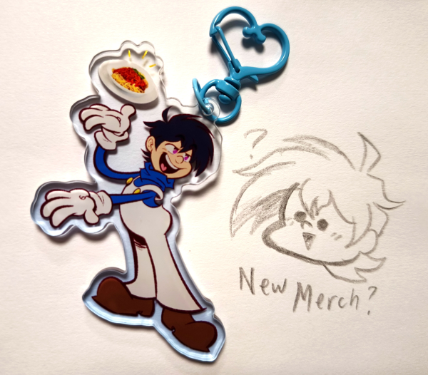 Pasta Cravings | SMG4 Acrylic Keychain