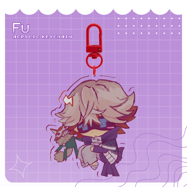 Fu Acrylic Keychains