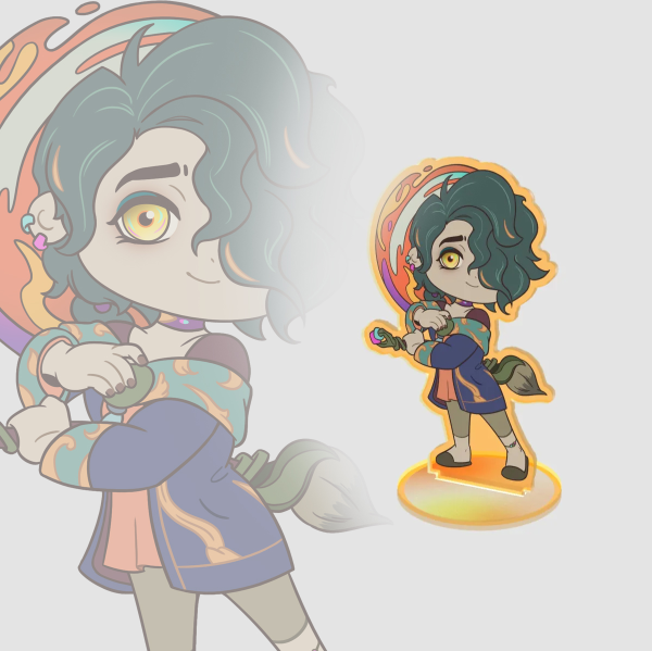 Base Hwei Colored Edge Acrylic Standee