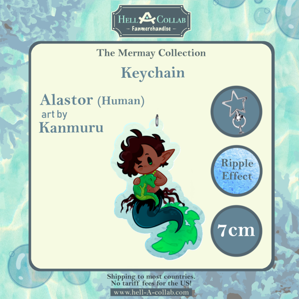 Human Alastor - Keychain - Hellacollab Mermay Collection