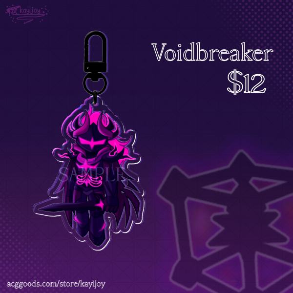 Nullscape // Voidbreaker Keychain