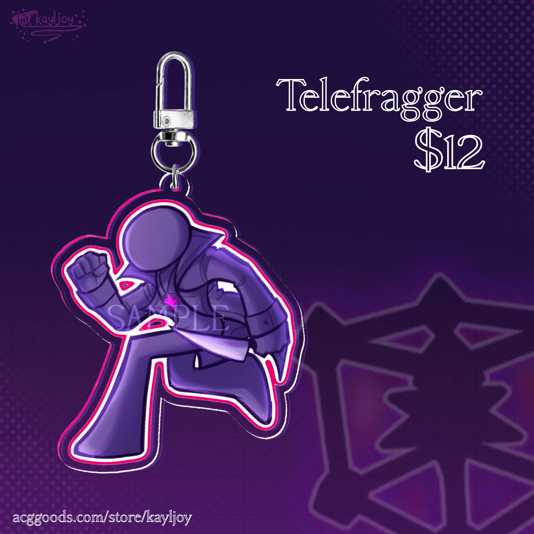 Nullscape // Telefragger Keychain