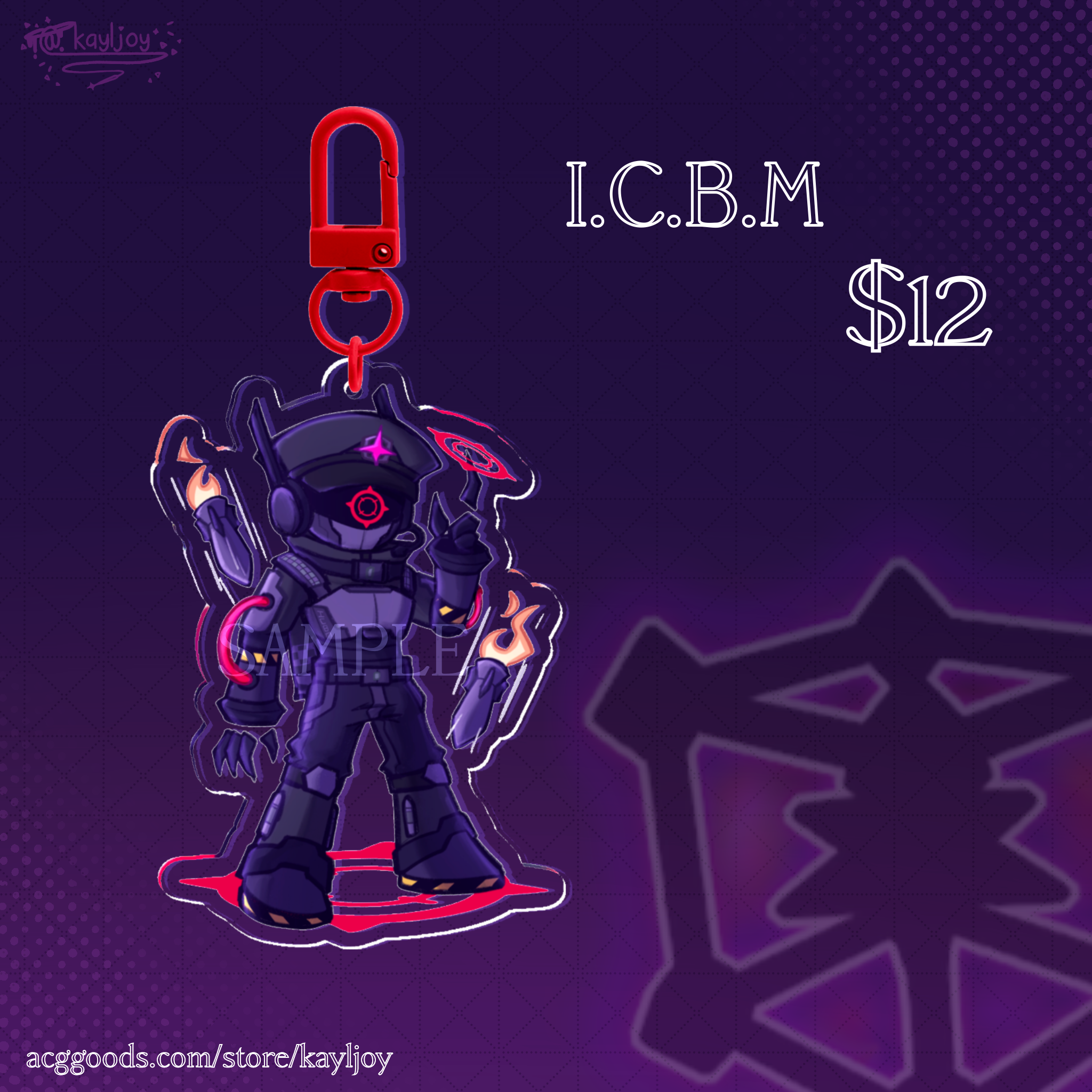 Nullscape // ICBM Keychain