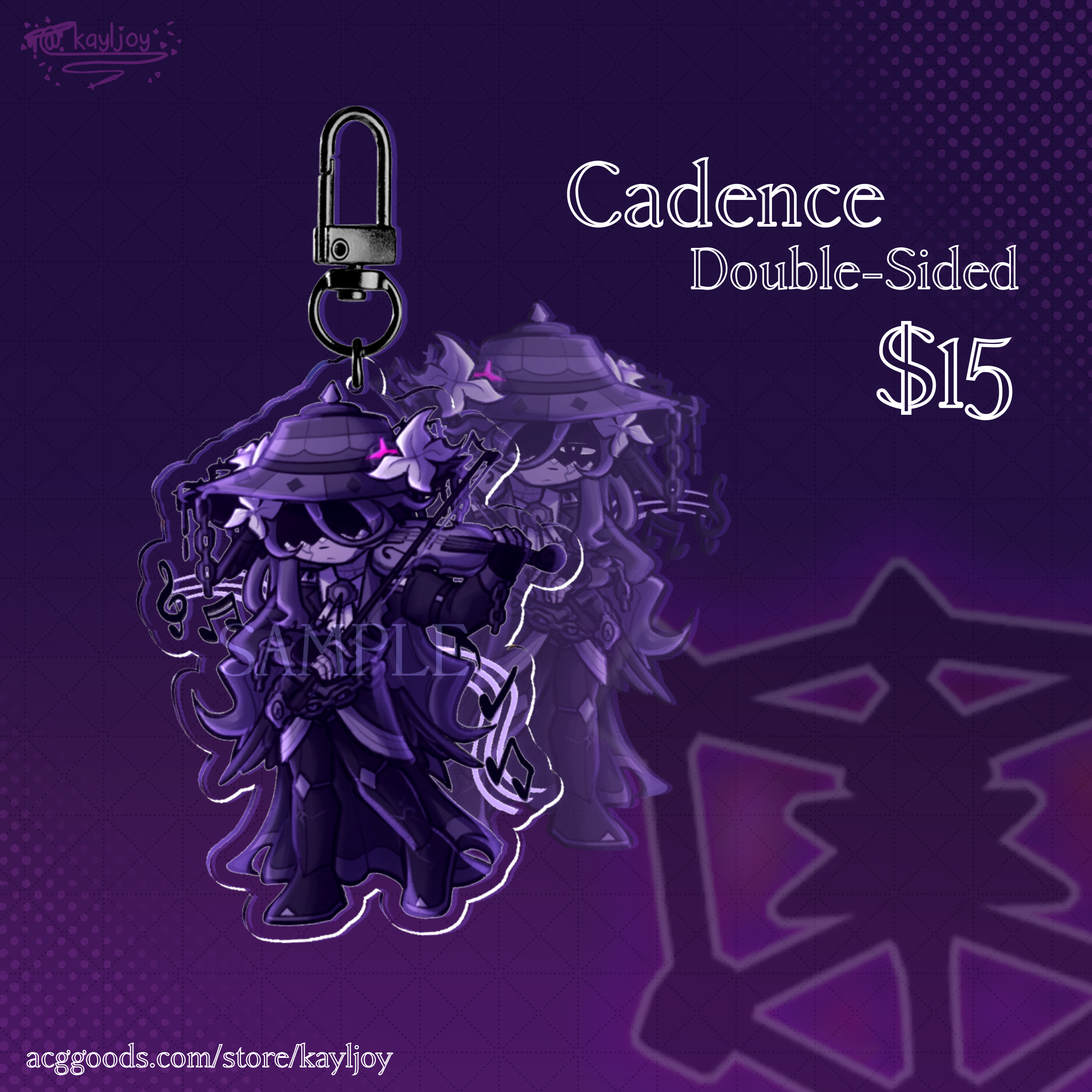 Nullscape // Cadence Double-Sided Keychain