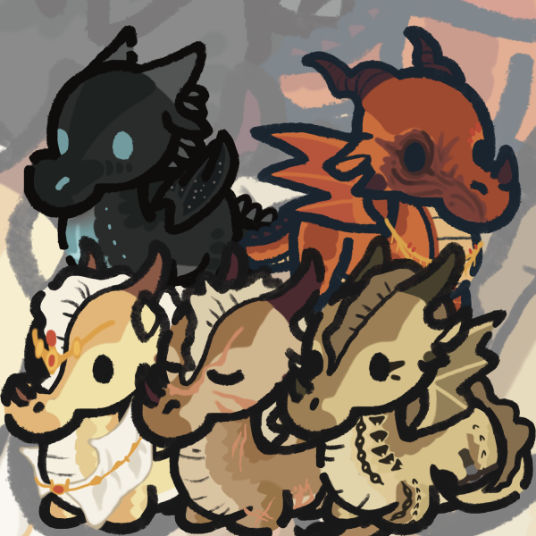 Arc 1 Villains - stickers + keychain set | Wings of Fire