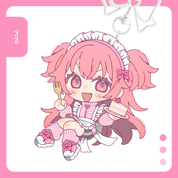 PRSK MAID Airi Keychain
