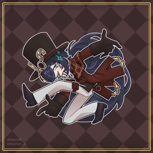 Yurodivy Hong Lu Charm + Sticker