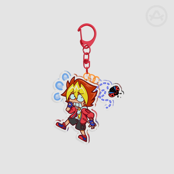 Inventor and His Fear 2-Piece Keychain