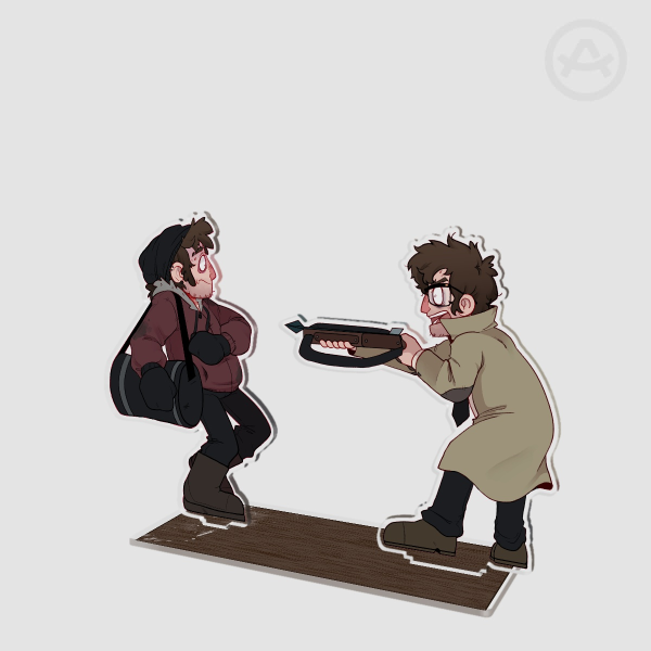 80s Ford & Stan Acrylic Standee
