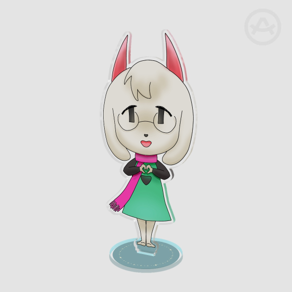 Ralsei heart standee