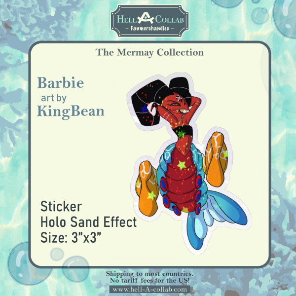 Barbie Wire - Sticker - Hellacollab Mermay Collection