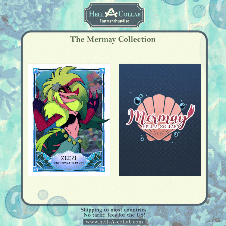 Zeezi - HOLO Trading Card - Hellacollab Mermay Collection