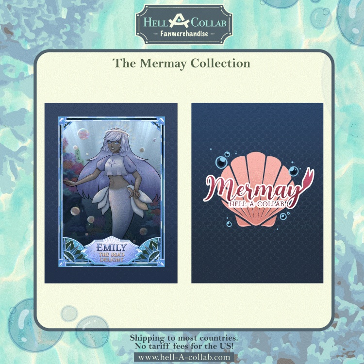 Emily – Holographic Photocard – Hellacollab Mermay