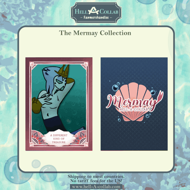 Andrealphus Holographic Photocard | Hellacollab Mermay