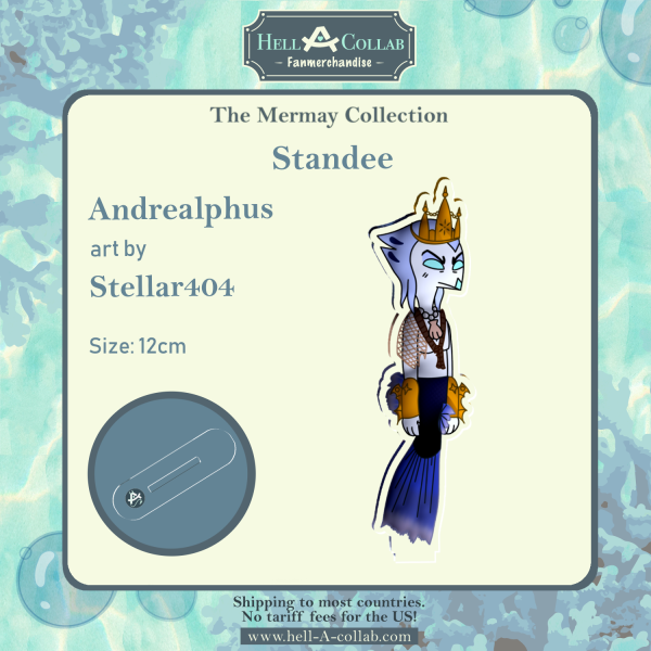 Andrealphus Clear Acrylic Standee | Hellacollab Mermay