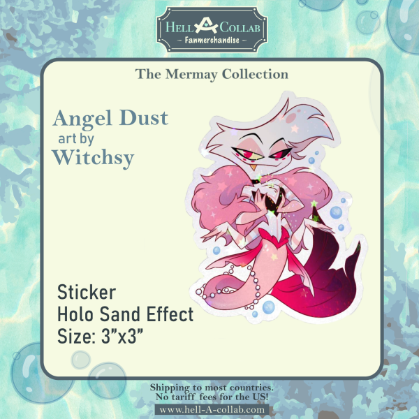 Angel Dust - Sticker - Hellacollab Mermay Collection