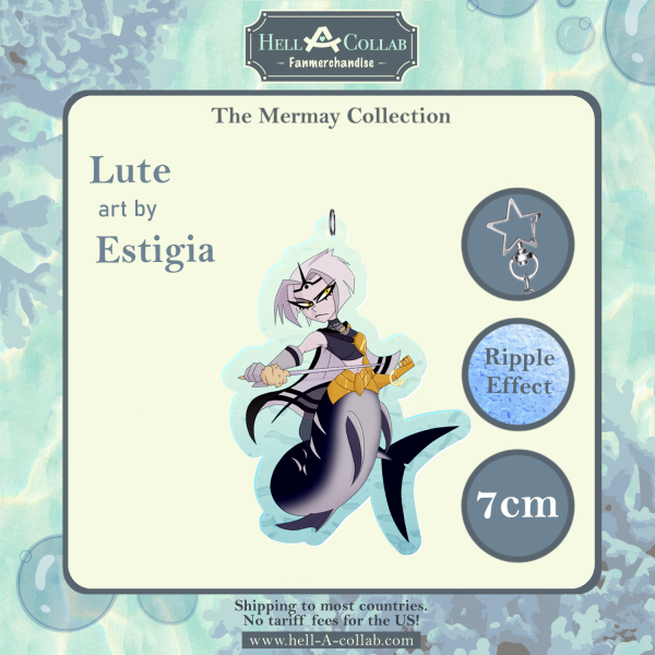 Lute Ripple Keychain - Hellacollab Mermay Collection