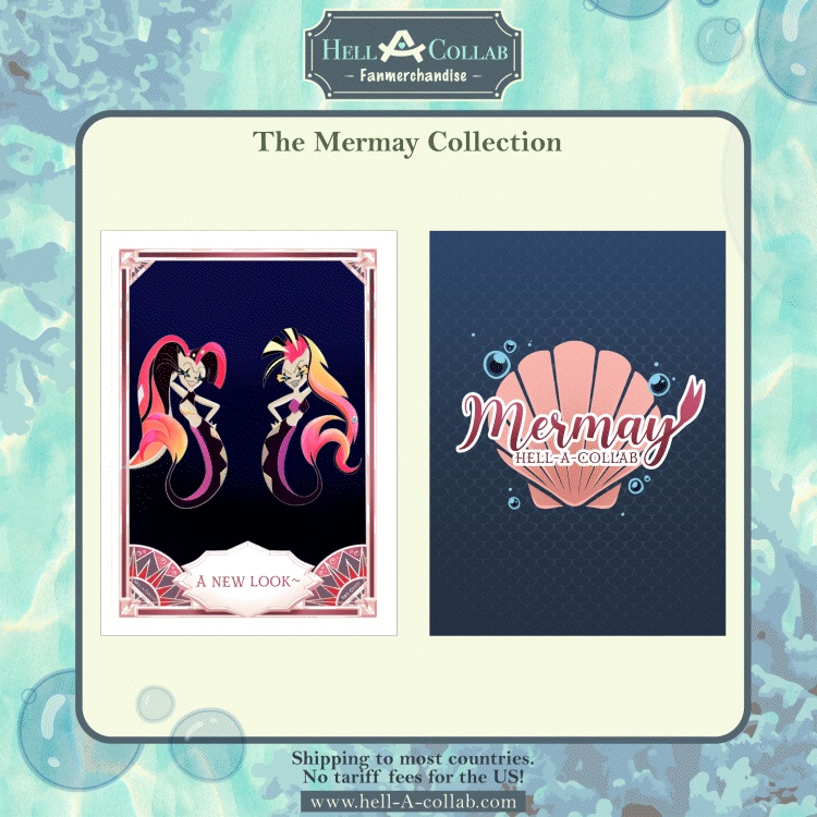 GlamSisters - Trading Card - Hellacollab Mermay Collection