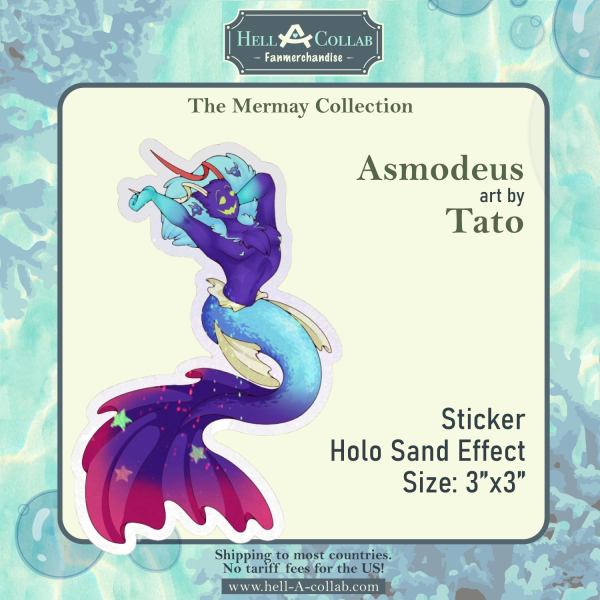 Asmodeus – Sticker – Hellacollab Mermay Collection