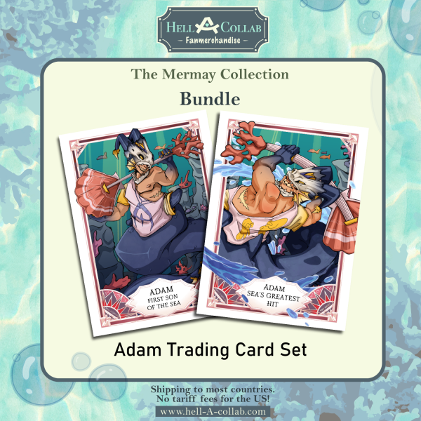 Adam - Holographic Photocard Bundle - Hellacollab Mermay Collection
