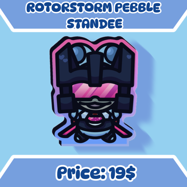 Rotorstorm Pebble Standee