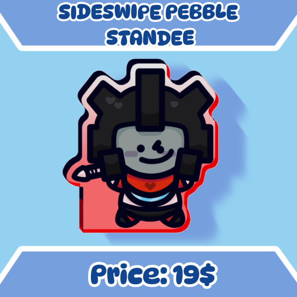Sideswipe Pebble Standee