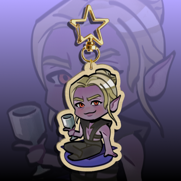 Minthara Wood Keychain