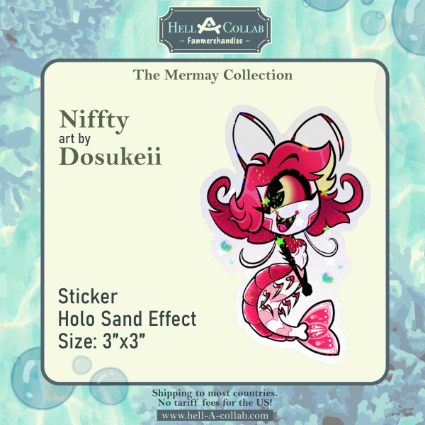 Niffty Sticker - Mermay Hell-a-Collab 2026