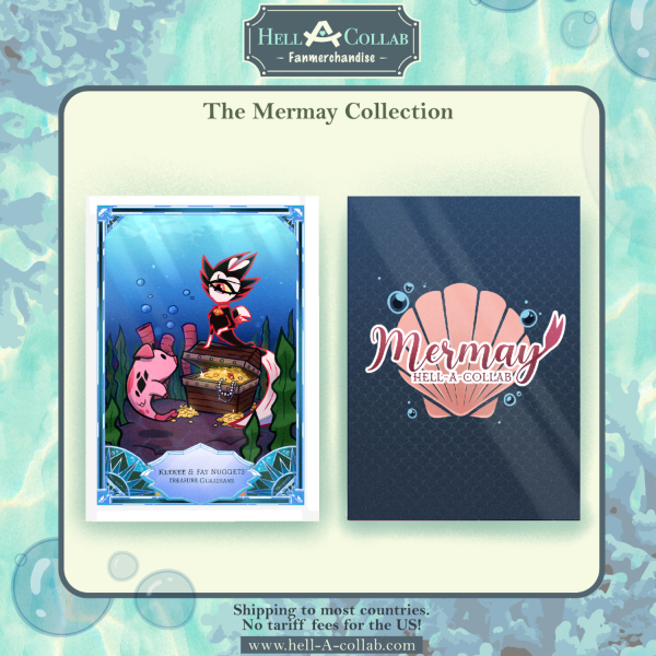 Keekee & Fat Nuggets Trading Card Hellacollab Mermay Collection