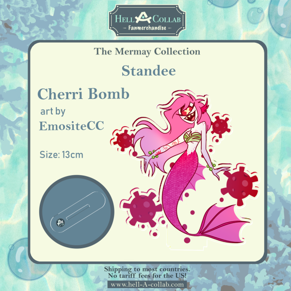 Cherri Bomb Hellacollab Mermay Standee
